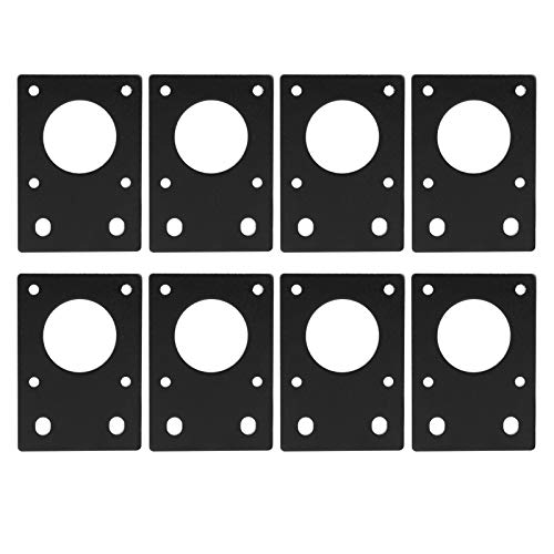 42 Schrittmotormotor -Flachhalterung Aluminium -Legierung Montage -Platte für 3D -Drucker (Black) von EVTSCAN