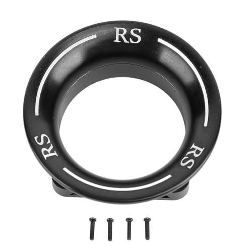 Aluminiumlegierung Metallkühlungslüfterabdeckung für RC Cars Air Inlet Channel 25x25mm kompatibel mit 540 550 3650 Motor ESC -Wärme D3 D4 HPI 1/10 1/8 RC Auto (Black) von EVTSCAN