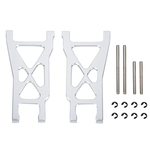 Aluminiumlegierung hinter dem unteren Arm Kit Leichte Leistung TRXXAS Slash 2WD 1/10 RC Modellauto (Silver 2555R) von EVTSCAN