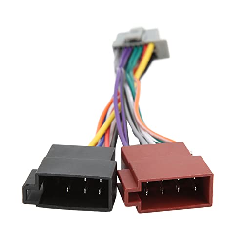 Auto-Kabelbaum-Stecker,Autoradio-Radio-Kabelbaum ISO-Kabelbaum-Stecker-Adapter für Alpine Radio-Empfängerkabel von EVTSCAN