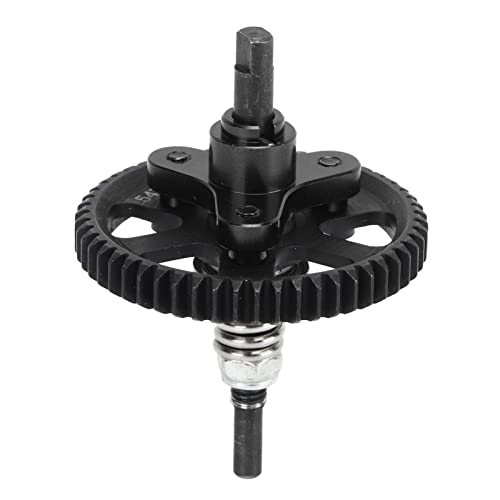 Differentialschuhkupplung Aluminiumstahl Zahnrad für Schrägstrich 4x4 RC -Auto (Black) von EVTSCAN