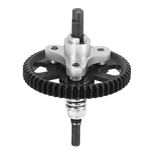 Differentialschuhkupplung Aluminiumstahl Zahnrad für Schrägstrich 4x4 RC -Auto (Silver) von EVTSCAN