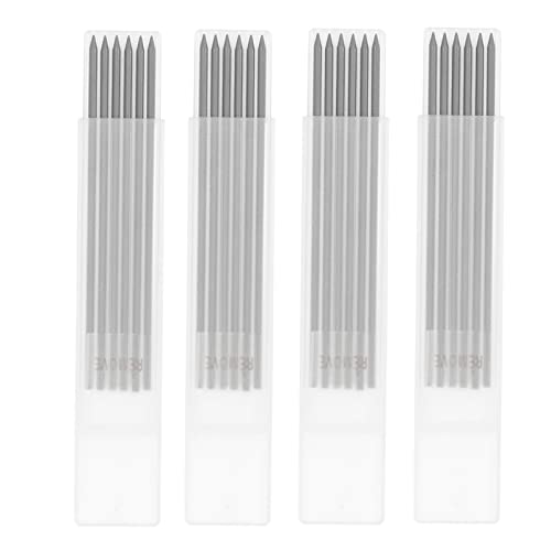 EVTSCAN Carpenter Bleistift nachfüllen lebiges Graphitmaterial Holzbearbeitungsersatz für mehrere Verwendungen (Black) von EVTSCAN