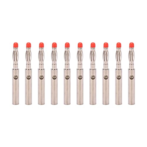 EVTSCAN Copper Banana Plug Connector Accessoire Test Instrument männlich 10pcs 21.430 4.0mm von EVTSCAN