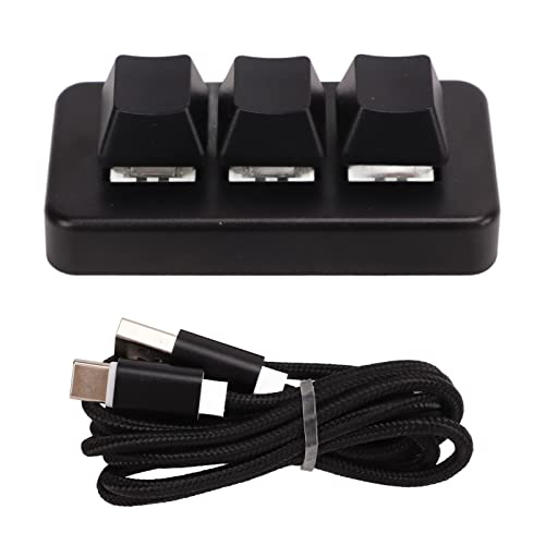 EVTSCAN Mini 3 Taste Steuerung Tastatur USB -Kabel benutzerdefinierte Knauftastatur -Programmiermakro -Tastatur Kleine Kompakt -Praktikum -Installation ABS LED Light Effects EVTSCAN Mini 3 Taste Steuerung Tastatur USB -Kabel benutzerdefinierte Knauftastatur -Programmiermakro -Tastatur Kleine Kompakt -Praktikum -Installation ABS LED Light Effects von EVTSCAN