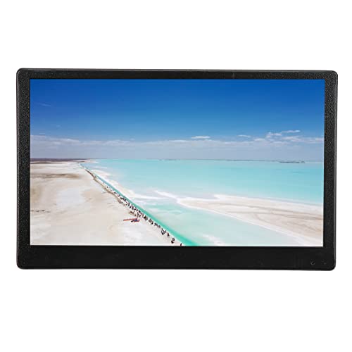 EVTSCAN Mini-Monitor, Mini-Monitor HD Einstellbarer 13,2-Zoll-LCD-Bildschirm aus Edelstahl mit hoher Auflösung für Computer AC 100‑240 V von EVTSCAN