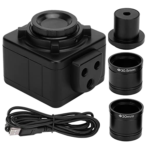 EVTSCAN 5MP CMOS Digitalkamera für USB-Mikroskope, mit C-Mount-Adapter, 25 FPS hohe Bildrate, Live-Ansicht und Aufnahme, Software-CD, für Standardmikroskop-Objektive EVTSCAN 5MP CMOS Digitalkamera für USB-Mikroskope, mit C-Mount-Adapter, 25 FPS hohe Bildrate, Live-Ansicht und Aufnahme, Software-CD, für Standardmikroskop-Objektive von EVTSCAN