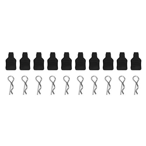EVTSCAN RC -Körperclips stabil zuverlässiger Kleiner kompakter schützender austauschbarer praktischer Fernbedienungsauto -Zubehör für 1/18 RC -Auto (Black) von EVTSCAN