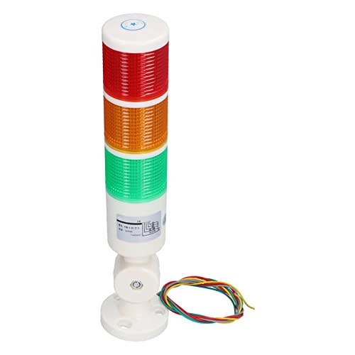 EVTSCAN Signalturm, Berm Signalturm Immer helle LED 3-Farben-Alarmlicht Faltbares Warngerät AC220V von EVTSCAN
