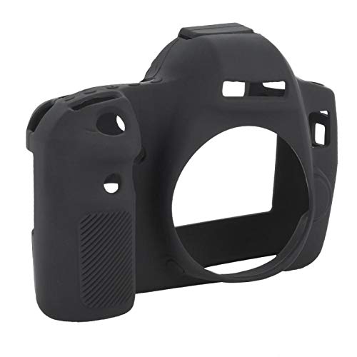 EVTSCAN Silikon Kameratasche Tasche Schutzhülle Haut für EOS 6D Digitalkamera(Schwarz) von EVTSCAN
