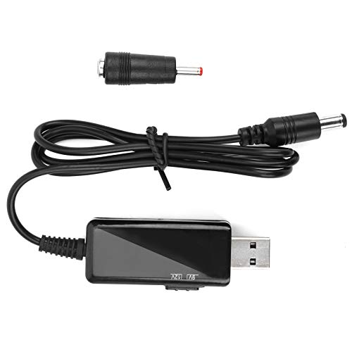 EVTSCAN – USB-auf-DC-Kabel Powerbank-Routerkabel 5V bis 9V 12V Step-Up-Digitalanzeige einstellbar 5521 m von EVTSCAN