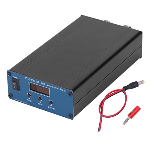 EVTScan 200 W Mikro-Kurzwellen-Antennentuner, Tragbar, Automatisch, 1,8 Bis 50 MHz, Mit OLED-Display, Kompatibel Mit Universalantennen Und Transceivern, Für Amateurfunker von EVTSCAN