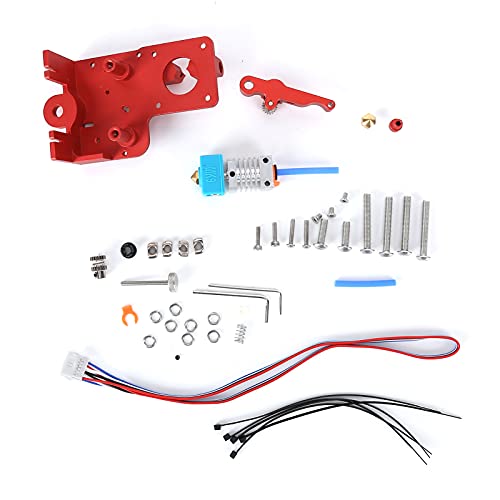 Extruder -Kit 2 Getriebe Kurzstrecke Montageplatte 3D -Druckerteile Zubehör Ender 3 3S V2 Red Aluminium High Temperatur von EVTSCAN