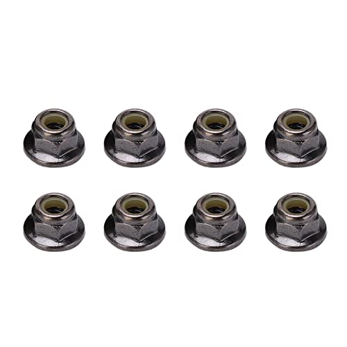 M4 Wheel Lock Nuts Flansch Nylonschlossmuttern Starke Kompatibilität für arrma Typhon 1/10 RC -Autoteile (Schwarz) von EVTSCAN