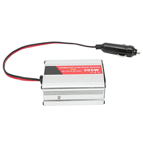 Modifizierter Sinuswellenwechselrichter Peak 300W Autokraft Wechselrichter DC 12 V bis 220 V AC -Konverter für Laptops -Handys Lampen (Cigarette Lighter Type 12V) von EVTSCAN