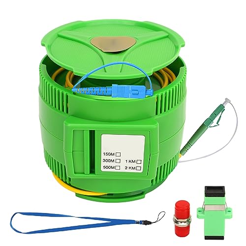 OTDR -Startkabel -Kabel -Box SCUPC LC Connector Single -Modus -Glasfaser -Verlängerungskabel Pop -up -Abdeckung Kompakt tragbar zum Testen von Blindflecken (2000M) von EVTSCAN