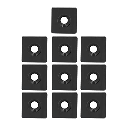 Profile End Caps Channel -Systemabdeckung Aluminiumlegierung Kit für CNC -Arbeiten (Black) von EVTSCAN