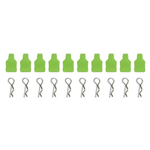 RC -Körperclips stabil zuverlässiger kleiner kompakter schützender austauschbarer praktischer Fernbedienungsauto -Zubehör für 1/18 RC -Auto (Green) von EVTSCAN