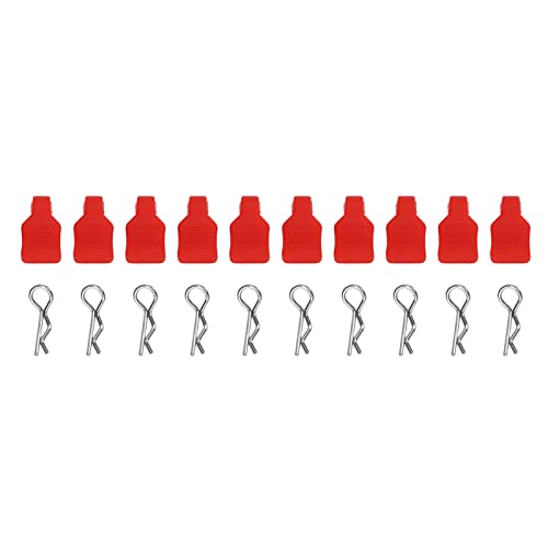 RC -Körperclips stabil zuverlässiger kleiner kompakter schützender austauschbarer praktischer Fernbedienungsauto -Zubehör für 1/18 RC -Auto (Red) von EVTSCAN