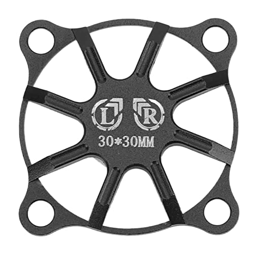 RC Kühllüfterabdeckung kleiner Aluminiumlegierung Elektromotor Esc -Kühllüfterabdeckung 30 x 30 mm für RC -Auto (Black) von EVTSCAN