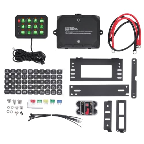 RGB 12 Gang Switch Panel 3 Silikonknöpfe 5 Helligkeitsniveaus Multifunktionale Steuerkasten DC12-24V für Fahrzeuge von Autos RGB 12 Gang Switch Panel 3 Silikonknöpfe 5 Helligkeitsniveaus Multifunktionale Steuerkasten DC12-24V für Fahrzeuge von Autos von EVTSCAN