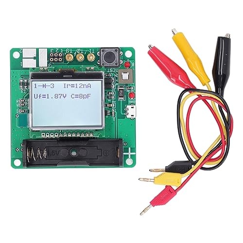 Transistor Tester LCD Display Induktivitätskapazitätsmesser Auto Shutdown DIY Kit von EVTSCAN