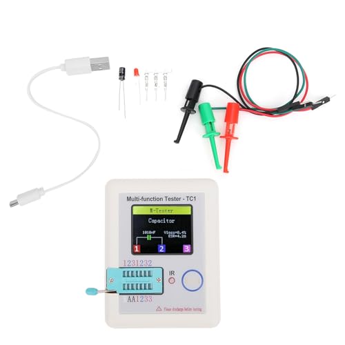 Transistor -Tester Multifunktion 1,8in TFT -Anzeigebildschirm TC1 für Kondensatordiodenstests Transistor -Tester Multifunktion 1,8in TFT -Anzeigebildschirm TC1 für Kondensatordiodenstests von EVTSCAN