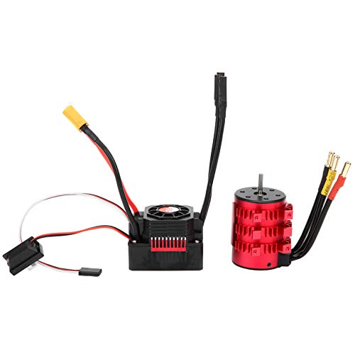 Übertreffen Sie Hobby 3650 wasserdichte bürstenlose Motor 3100KV 60A wasserdichtes Esc -Kühlkörper für RC -Auto von EVTSCAN