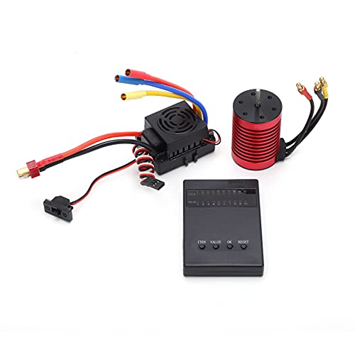 Wasserdichtes F540 3000kV bürstenloser Motor 60A Esc für 1/10 RC -Auto Red Aluminiumlegierung+ Kunststoff Wasserdichtes F540 3000kV bürstenloser Motor 60A Esc für 1/10 RC -Auto Red Aluminiumlegierung+ Kunststoff von EVTSCAN