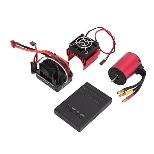Wasserdichtes RC S3650 5200KV bürstenloser Motor Set High Drehmoment Design wasserdichtes Motor Kühlkörper Programmierkarte für 1/10 RC -Auto Wasserdichtes RC S3650 5200KV bürstenloser Motor Set High Drehmoment Design wasserdichtes Motor Kühlkörper Programmierkarte für 1/10 RC -Auto von EVTSCAN
