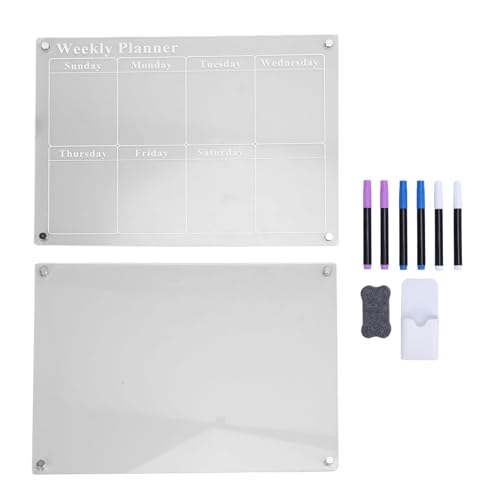 Wöchentliche klare Acrylkühlschrankkalender für Lebensplanung täglicher Organisation Wöchentliche klare Acrylkühlschrankkalender für Lebensplanung täglicher Organisation von EVTSCAN