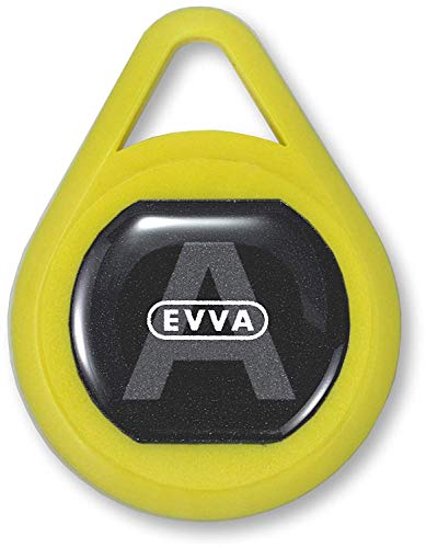 EVVA AirKey KeyTag für AirKey Zylinder - Identmedium Schlüsselanhänger - 1 Stück - gelb von EVVA