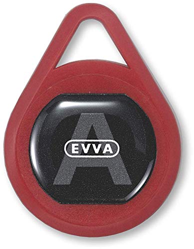 EVVA AirKey KeyTag für AirKey Zylinder - Identmedium Schlüsselanhänger - 1 Stück - rot von EVVA