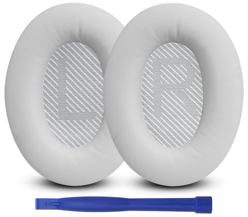 Ohrpolster für Bose Quietcomfort 35, Professioneller Ersatz-ohrpolster für QC35 Kopfhörer Ersatzohrpolster Kompatibel mit Bose Quiet Comfort 35II (QC35 II) Headphones (Weiß) von EVXVE
