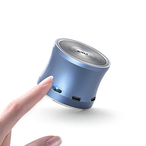 EWA A109mini – Kleiner Tragbarer Bluetooth-Lautsprecher, Leistungsstarker Sound mit Bass, Unterstützt TF-Karte und Selfies, Perfekter Mini-Lautsprecher für Reisen, Zuhause, Wandern usw. (Blau) von EWA