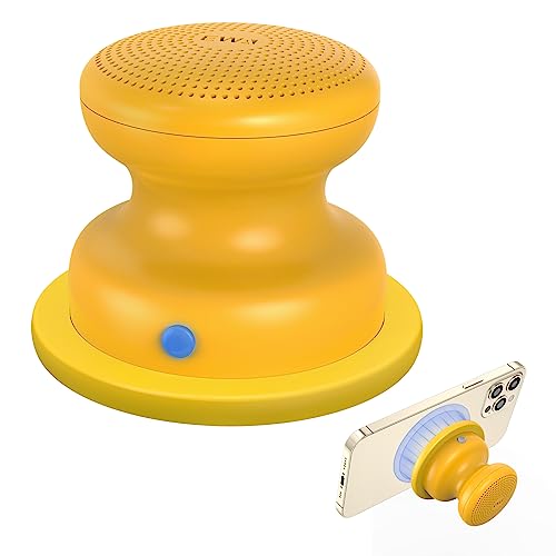 EWA A117 Bluetooth-Lautsprecher, klein, kabellos, Magnetfuß, leistungsstark, wasserdicht, tragbar, leichtes Anbringen an Metalloberflächen, kompatibel mit iPhone 14/13/12, überall einsetzbar, Gelb EWA A117 Bluetooth-Lautsprecher, klein, kabellos, Magnetfuß, leistungsstark, wasserdicht, tragbar, leichtes Anbringen an Metalloberflächen, kompatibel mit iPhone 14/13/12, überall einsetzbar, Gelb von EWA
