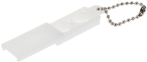 EWANTO 5X Aufbewahrungsbox für 2 Hörgerätebatterien (10, 13, 312, 675), Schlüsselanhänger Batteriebox für Zwei Knopfzellen bis 12 mm x 6 mm (Ø x H) von EWANTO