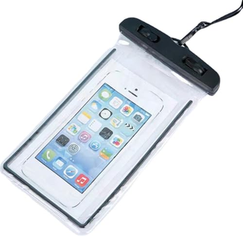 EWANTO Smartphone Hülle, wassergeschützt, kompatibel mit iPhone 14 13 12 11 Pro XS XR X Samsung A33 A22 6,8 Zoll, Handy Tasche Case, Schwarz von EWANTO