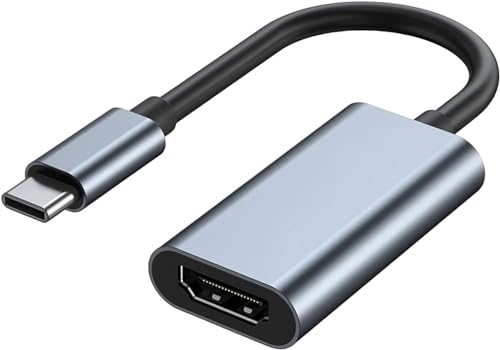 EWANTO USB C auf HDMI Adapter für Monitor 4K HDMI auf USB C Laptop Dockingstationen für MacBook Pro USB Typ C auf HDMI Kabel für iPad Air USBC auf HDMI Dongle für Chromebook XPS TV von EWANTO