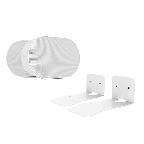 EWIGE Wandhalterung für Sonos Era 300 - Halter an der Wand Wandhalter Wall Mount (2Stück, White) von EWIGE