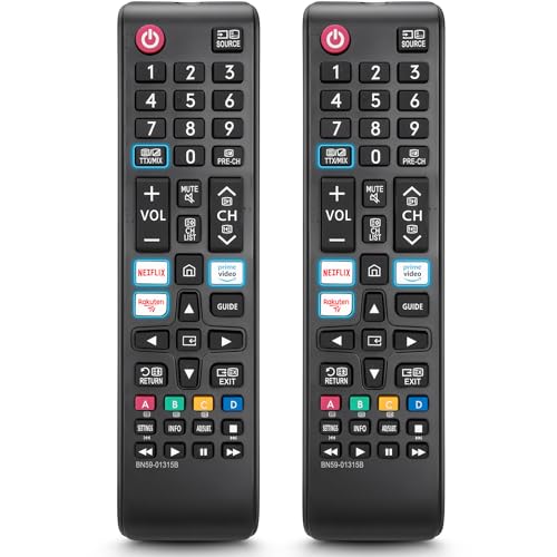 2er-Pack Universeller Fernbedienung für alle Samsung Fernseher The Frame Curved Solar Crystal UHD LED HDTV Neo QLED 3D 4K 8K Smart TVs Ersatz Fernbedienung BN59-01315B 2er-Pack Universeller Fernbedienung für alle Samsung Fernseher The Frame Curved Solar Crystal UHD LED HDTV Neo QLED 3D 4K 8K Smart TVs Ersatz Fernbedienung BN59-01315B von EWO'S