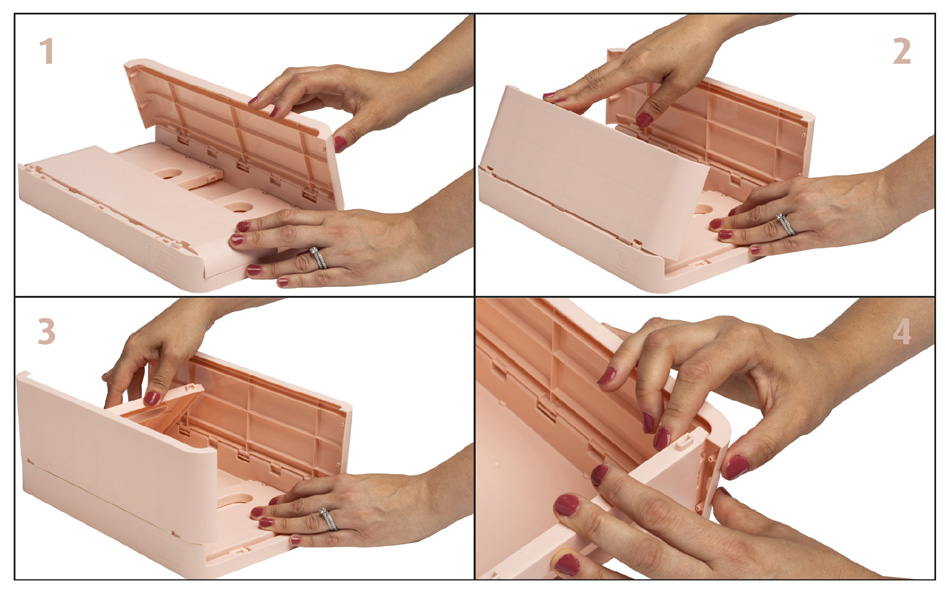 EXACOMPTA Aufbewahrungsbox Smart Case Midi, pazifikblau von EXACOMPTA
