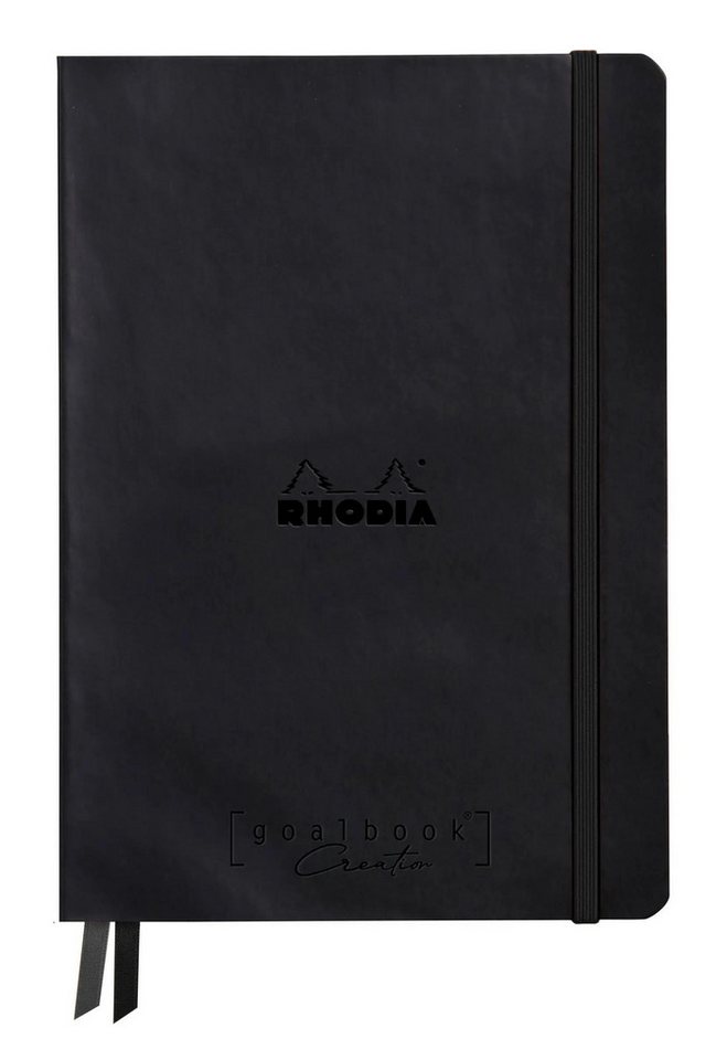 CLAIREFONTAINE Einsteck-Fotoalbum Goalbook A5 Umschlag, 80 Bl glattes, kariert/dot 120g, Schwarz 194440C, Rhodia, Blöcke, Hefte und Notizbücher von CLAIREFONTAINE