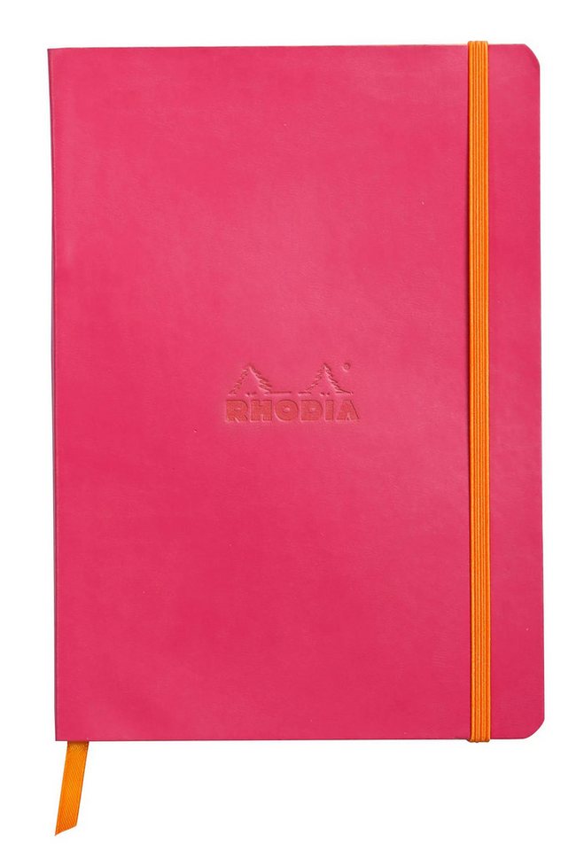 EXACOMPTA Einsteck-Fotoalbum Notizbuch A5 Softcover, 80 Bl 90g, dot/punktkariert, Himbeer 117462C, Rhodia, Blöcke, Hefte und Notizbücher von EXACOMPTA