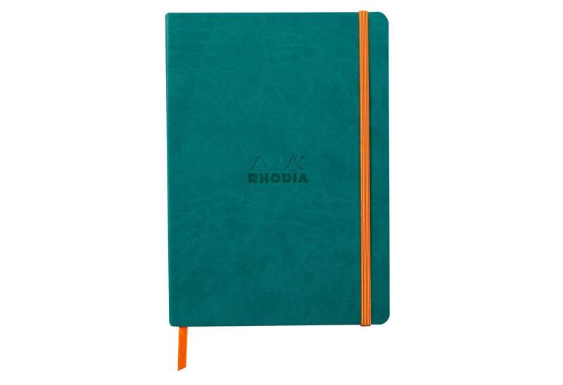 EXACOMPTA Einsteck-Fotoalbum Notizbuch A5 Softcover, 80 Bl elfenbein 90g, liniert, Pfaugrün 117376C, Rhodia, Blöcke, Hefte und Notizbücher von EXACOMPTA