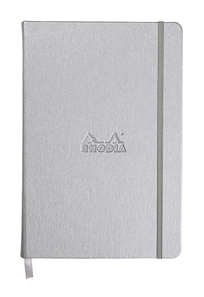 EXACOMPTA Einsteck-Fotoalbum Webnotebook A5 96 Blatt liniert 90g - Silber 118607C, Rhodia, Blöcke, Hefte und Notizbücher von EXACOMPTA