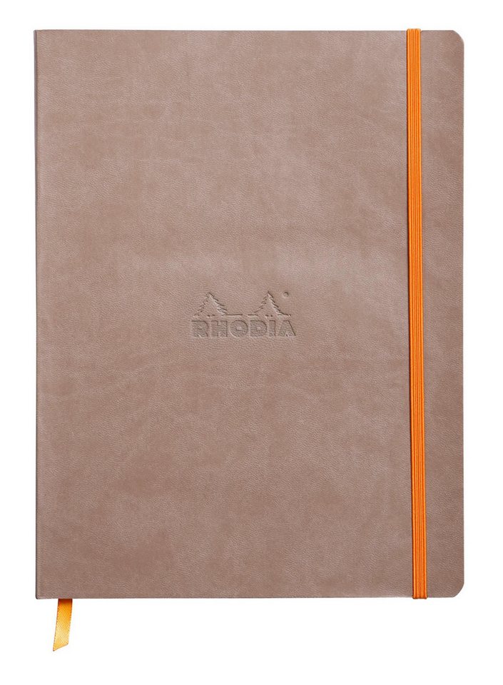EXACOMPTA Einsteck-Fotoalbum flexibles Notizbuch 19x25cm, 80 Bl liniert, Papier 90g, Taupe 117504C, Rhodia, Blöcke, Hefte und Notizbücher von EXACOMPTA