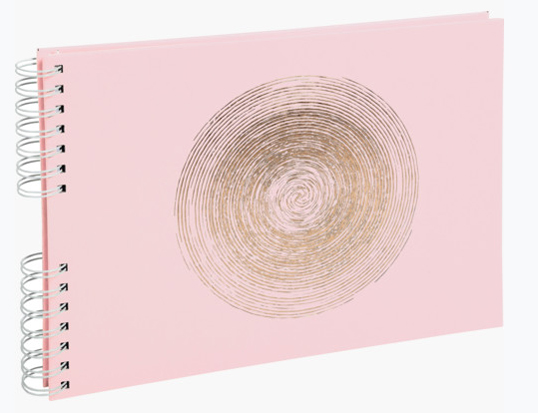 EXACOMPTA Foto-Spiralalbum Ellipse, 320 x 220 mm, rosa von EXACOMPTA