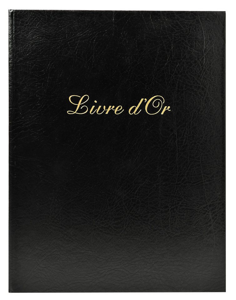 EXACOMPTA Fotoalbum 3x Gästebuch Balacron 50 Blatt weiß 27x22 cm Hochformat sortiert 983E, Gästebücher Classic von EXACOMPTA