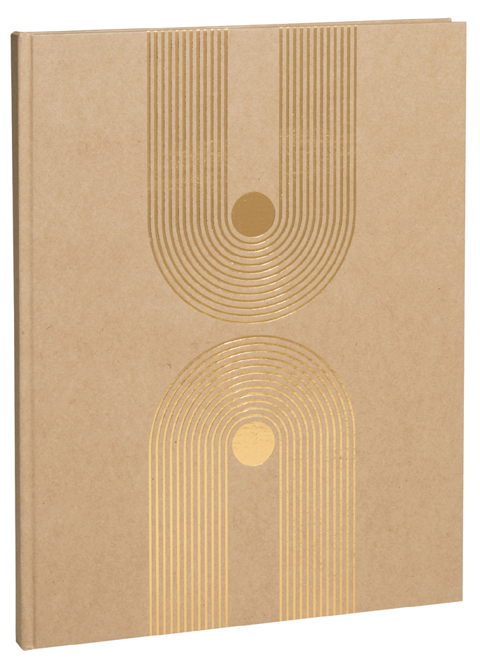 EXACOMPTA Gästebuch Graphik, 220 x 270 mm, kraft von EXACOMPTA